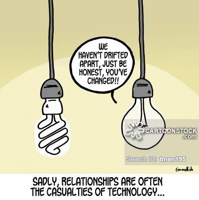 "We haven't drifted apart, just be honest, you've changed!!'