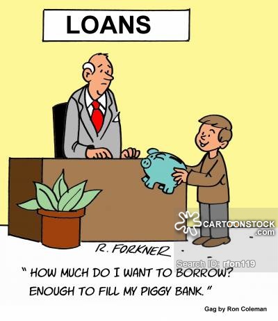 Kid Borrows Money From A Loan Office for His Piggy Bank